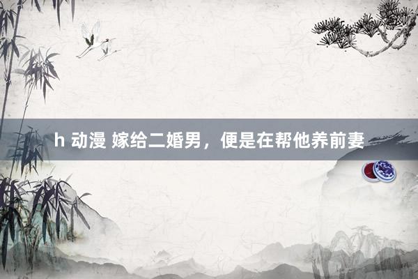 h 动漫 嫁给二婚男,便是在帮他养前妻